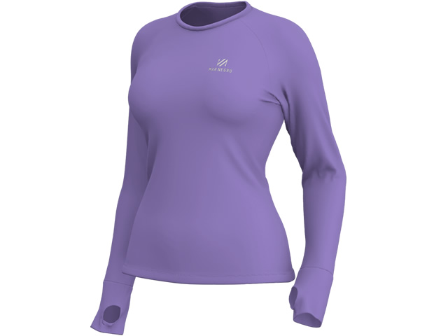 Camiseta Feminina Slim em Poliamida Mar Negro 49272 - Violeta