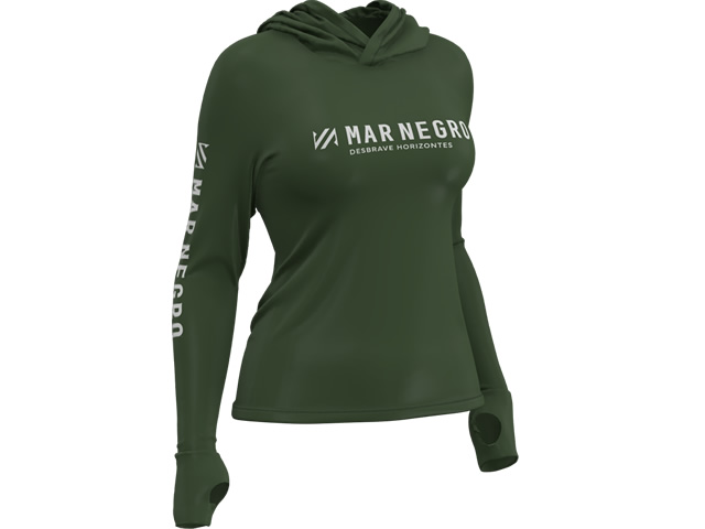 Camiseta Feminina Poliamida Mar Negro 49430 - Musgo