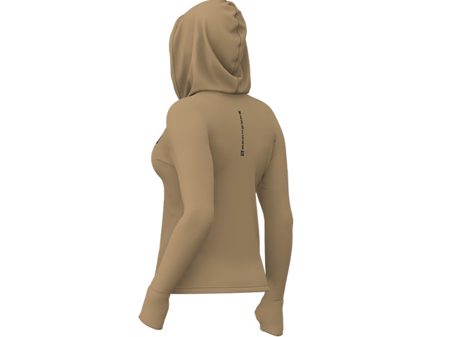 Camiseta Feminina Mar Negro 49440 X Protection 360 - Desert