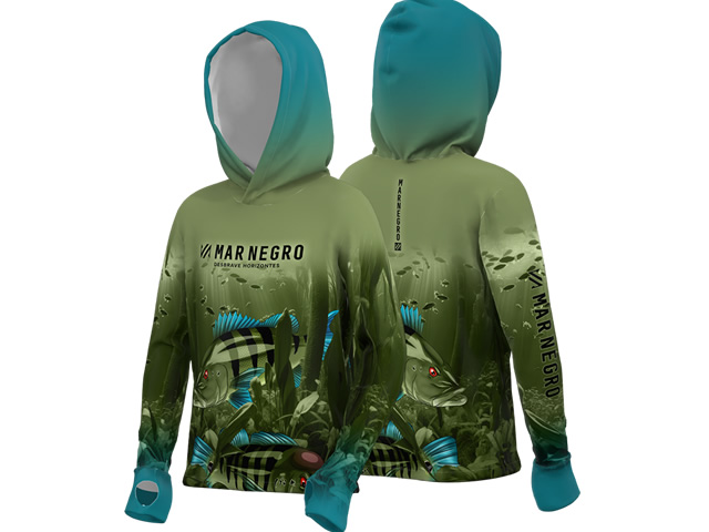 Camiseta Infantil Mar Negro 32280 - Tucuna Family