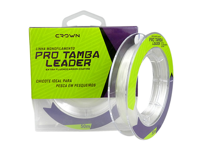 Linha Fluorocarbon Crown Pro Tamba Leader - 50m