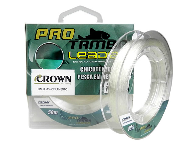 Linha Fluorocarbon Crown Pro Tamba Leader - 50m