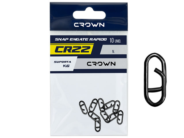 Snap Engate Rápido Crown CR22 Black Nickel