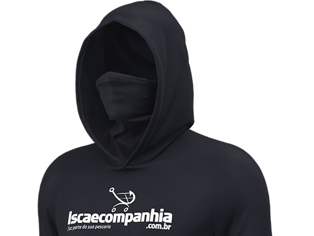 Camiseta Poliamida X Protection 360 Mar Negro Preto - by Isca e Companhia
