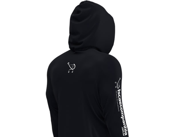 Camiseta Poliamida X Protection 360 Mar Negro Preto - by Isca e Companhia