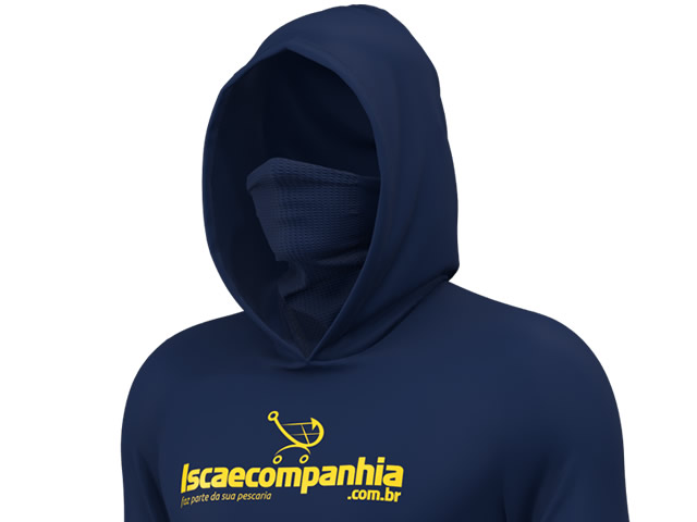 Camiseta Poliamida X Protection 360 Mar Negro Marinho - by Isca e Companhia