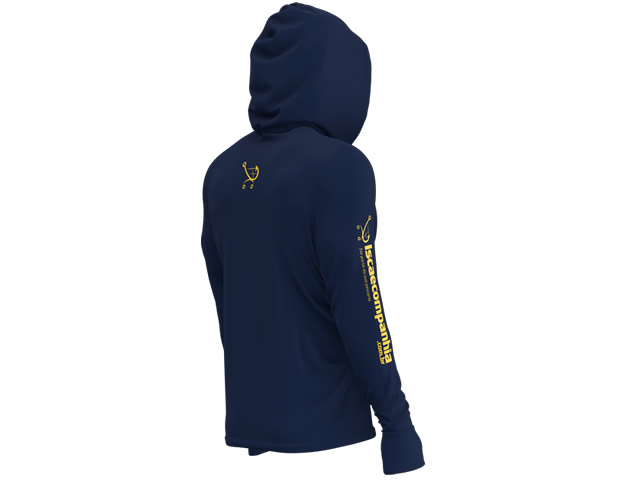 Camiseta Poliamida X Protection 360 Mar Negro Marinho - by Isca e Companhia