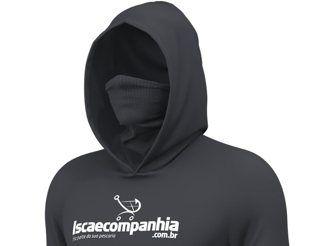 Camiseta Poliamida X Protection 360 Mar Negro Chumbo - by Isca e Companhia