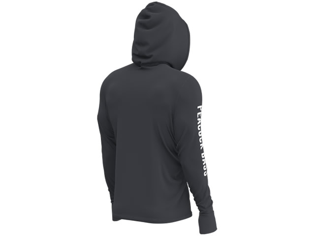 Camiseta Poliamida X Protection 360 Mar Negro Peacock Bass - Chumbo