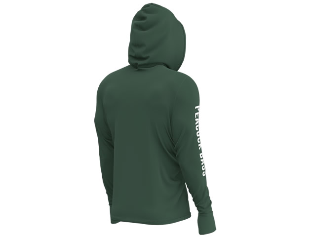 Camiseta Poliamida X Protection 360 Mar Negro Peacock Bass - Verde Musgo