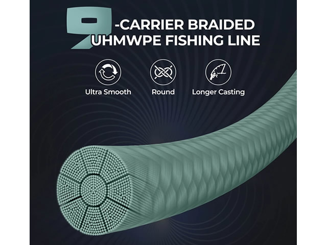 Linha Multi KastKing Hammer Alpha 9 Braid 300yds