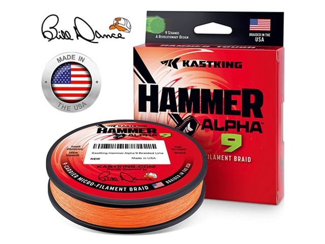Linha Multi KastKing Hammer Alpha 9 Braid 300yds