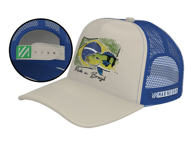 Boné Mar Negro Fishing 30215 - Cichla Brasil