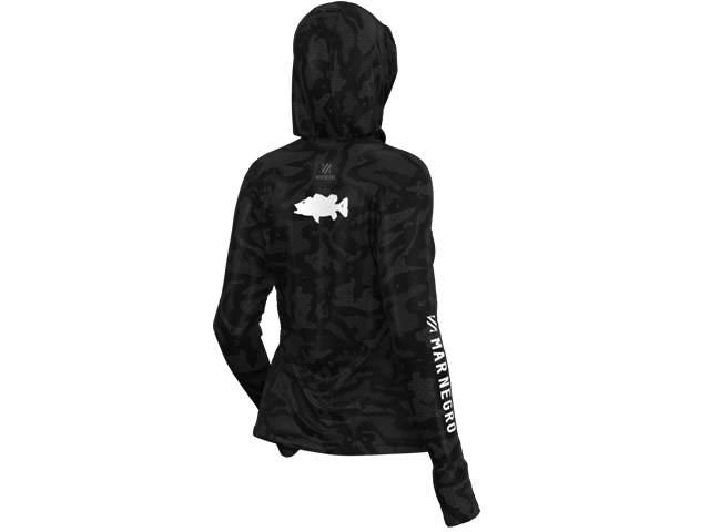 Camiseta Feminina Mar Negro 49428 Sublimada Camo Black - Lorena Mourão
