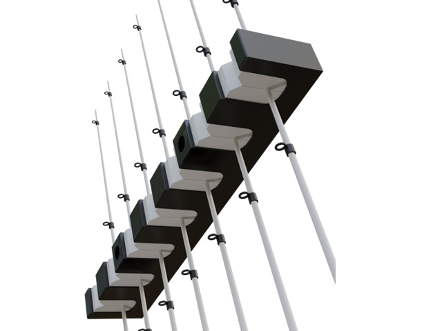 Suporte para Varas Mar Negro Rack 7 - 30290