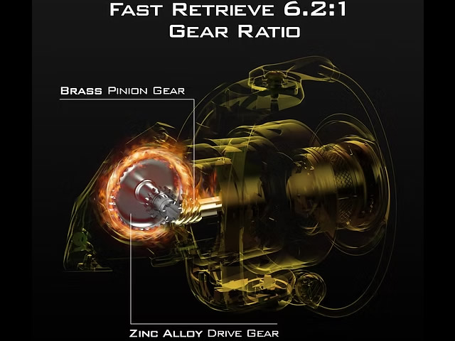 Molinete KastKing Valiant Eagle Gold