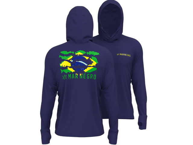 Camiseta Mar Negro 30172 X-Protection - Marinho