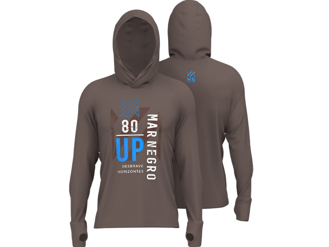 Camiseta Mar Negro 30172 X-Protection - Castanho