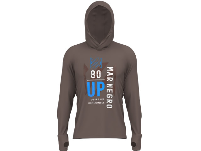 Camiseta Mar Negro 30172 X-Protection - Castanho