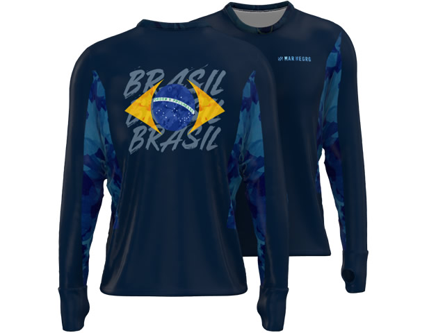 Camiseta Premium Flex 30201 - Brasil Azul