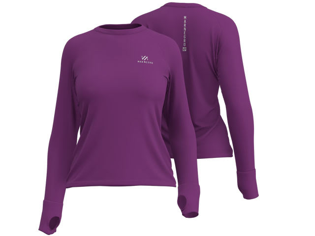 Camiseta Feminina Poliamida Mar Negro 49272 - Purpura