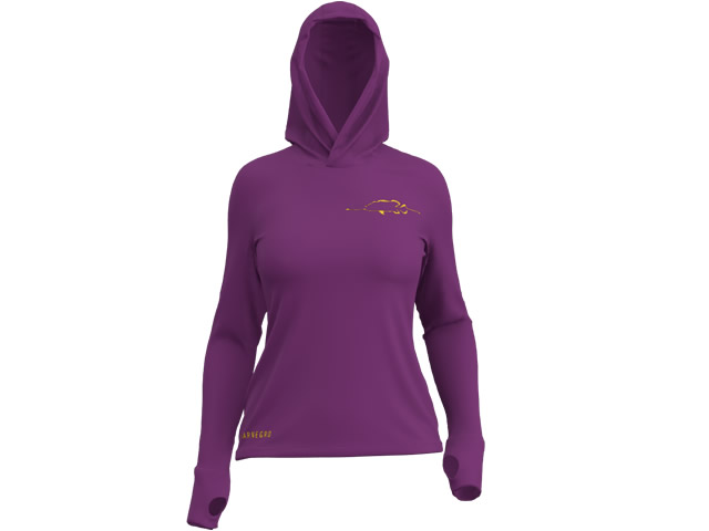 Camiseta Feminina Mar Negro X-Protection 49431 - Púrpura