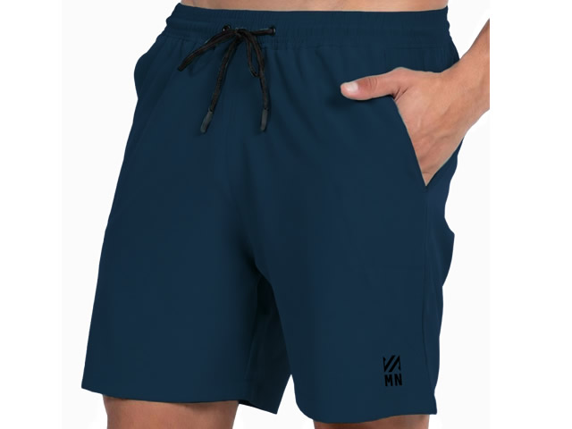 Short Flex Mar Negro Masculino