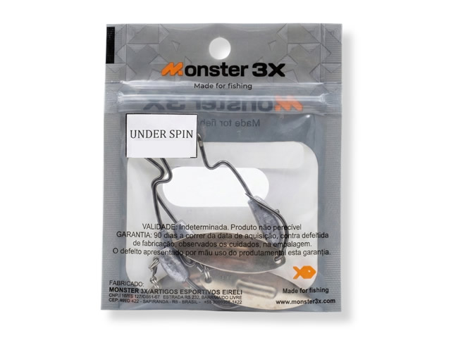 Anzol Offset Lastreado Under Spin M3X PRO - 3un