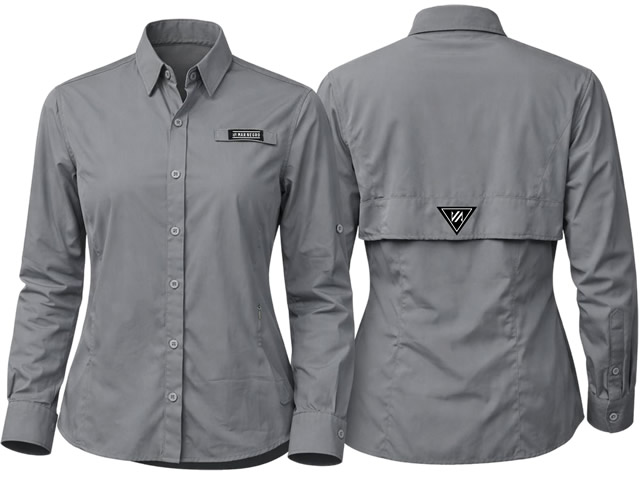 Camisa Feminina Classic Plus 49445 - Chumbo
