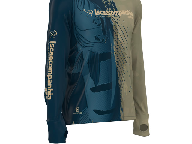 Camiseta Mar Negro 4011 Personalizada -  Isca e Companhia