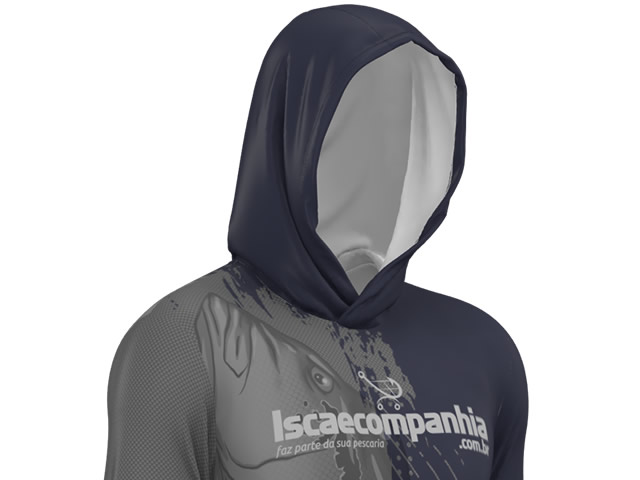 Camiseta Mar Negro 4011 Chumbo - Isca e Companhia