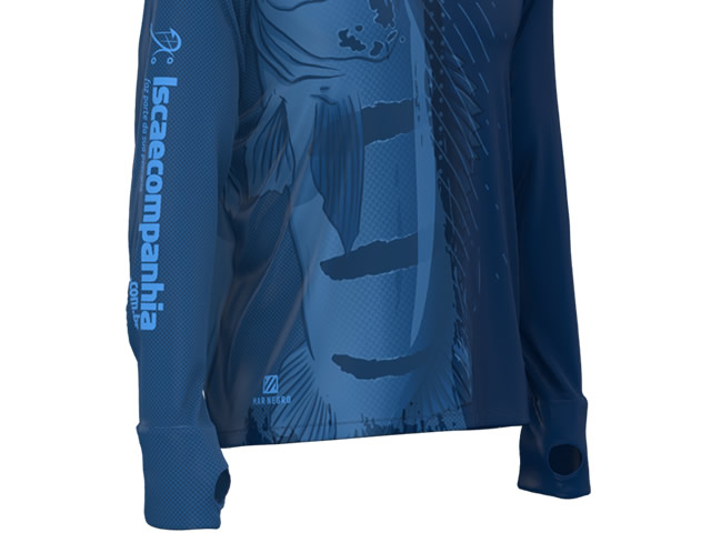 Camiseta Mar Negro 4011 Azul - Isca e Companhia