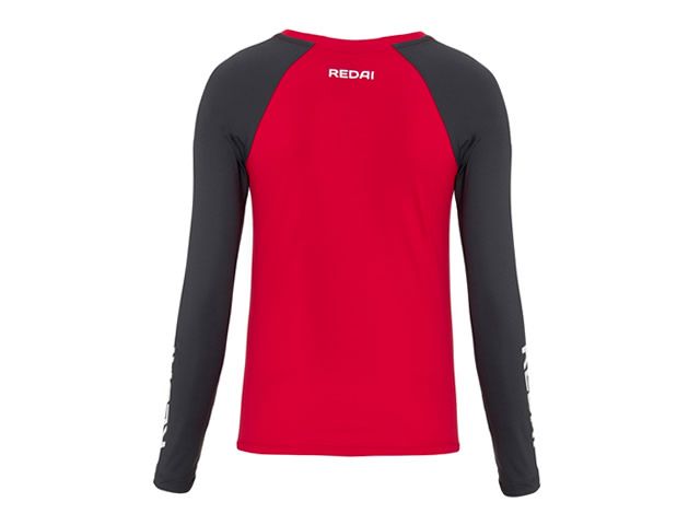 Camiseta Redai Performance Feminina Reglan Vermelha