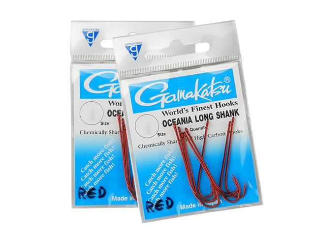 Anzol Gamakatsu Oceania Long Shank Red
