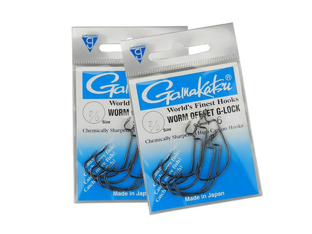 Anzol Gamakatsu Worm Offset G-Lock