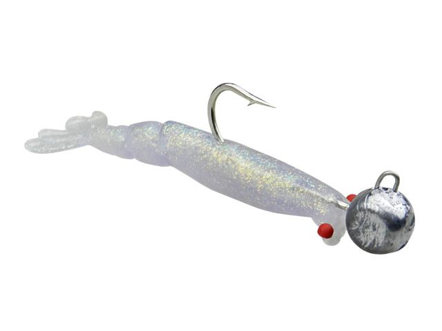 Camarão Articulado Black Pearl com Jig Head 85