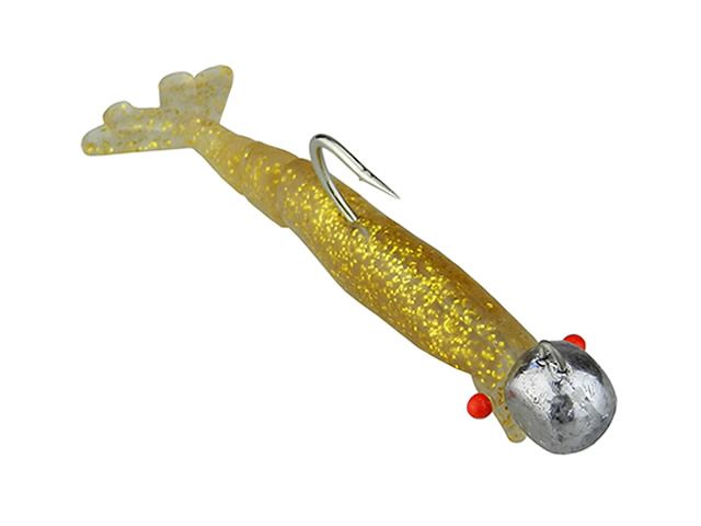 Camarão Articulado Black Pearl com Jig Head 100