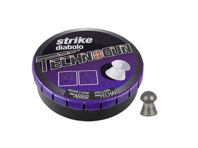 Chumbinho Technogun Strike Diabolo 4,5mm - 250un