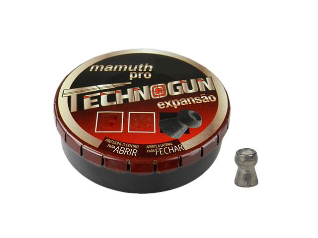 Chumbinho Technogun Mamuth Pro 4,5mm - 500un