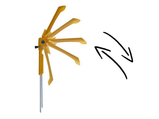 Suporte para Varas Pica Pau Cardume com 12 Regulagens