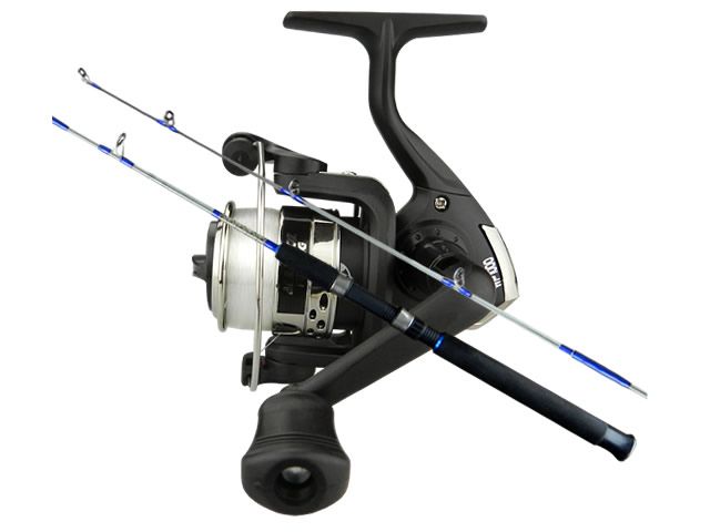 Kit Molinete Albatroz WP1000 White com Linha + Vara Albatroz Bicuda 1502 10-20Lb (1,50m) - Molinete