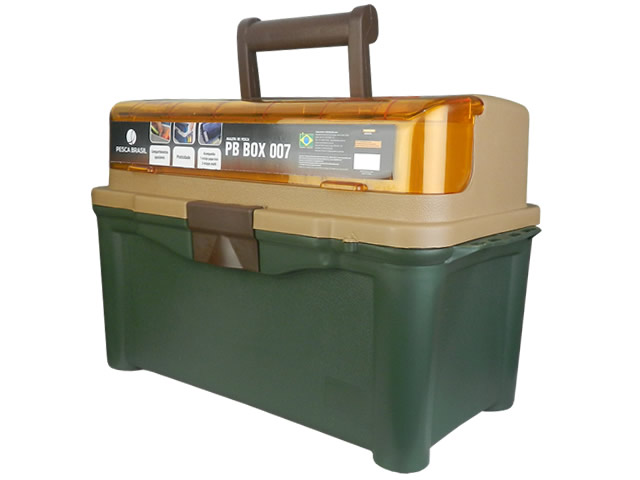 Caixa Pesca Brasil Pb Box 007 - Com 3 Estojos