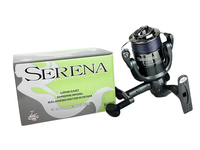 Kit Molinete Marine Sports Serena 500 C/ Linha + Vara Albatroz Kara 1502 8-16Lb 5`0 (1,50m) - Molinete