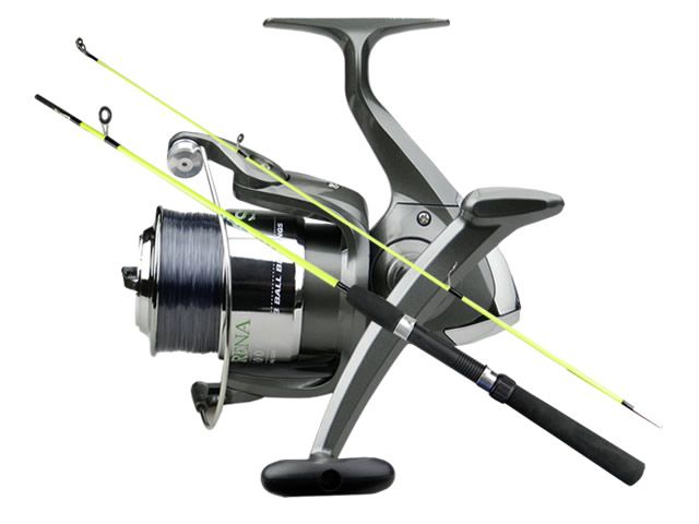 Kit Molinete Marine Sports Serena 500 C/ Linha + Vara Albatroz Kara 1502 8-16Lb 5`0 (1,50m) - Molinete