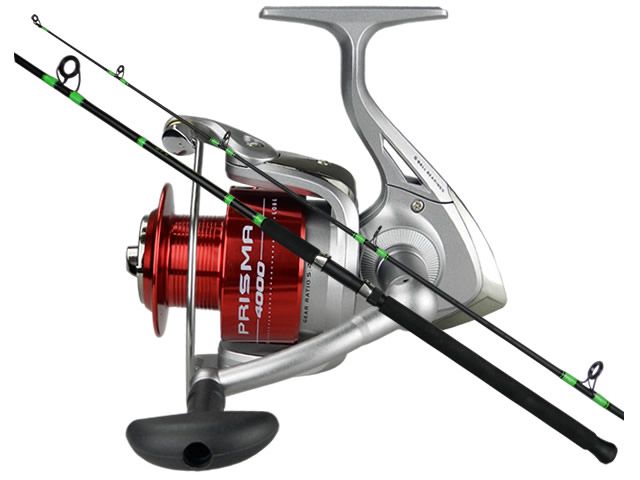 Kit Molinete Marine Sports Prisma 4000 FD + Vara Albatroz Badejo 3002 15-25Lb (3,00m) - Molinete