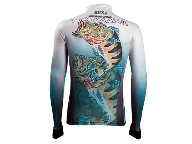 Camiseta BRK Gola Extreme Tucunaré Azul 1.0 com Fpu 50+