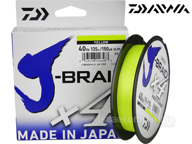 Linha Multifilamento Daiwa J-Braid X4U - 270m
