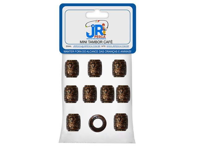 Miçanga Mini Tambor Jr Pesca Café - 510