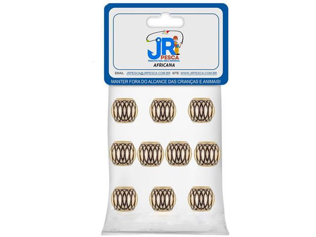 Miçanga Africana Jr Pesca Marrom Clara - 514