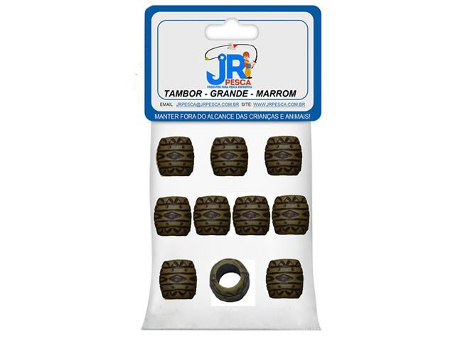 Miçanga Tambor Grande Jr Pesca Marrom - 533
